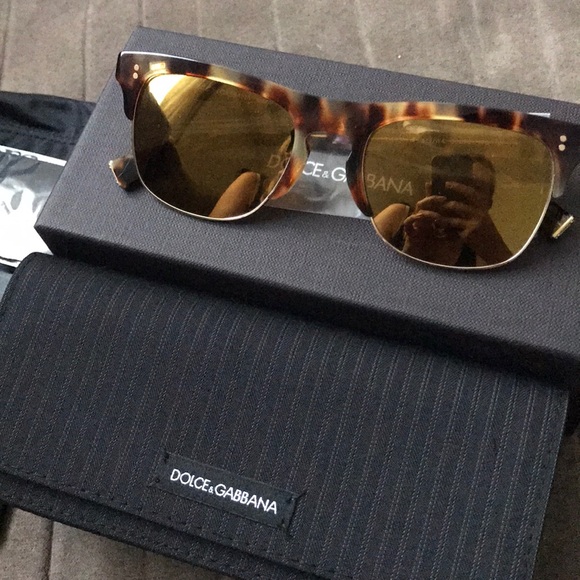 NWT Dolce & Gabbana 53mm Clubmaster Sunglasses - Picture 6 of 8